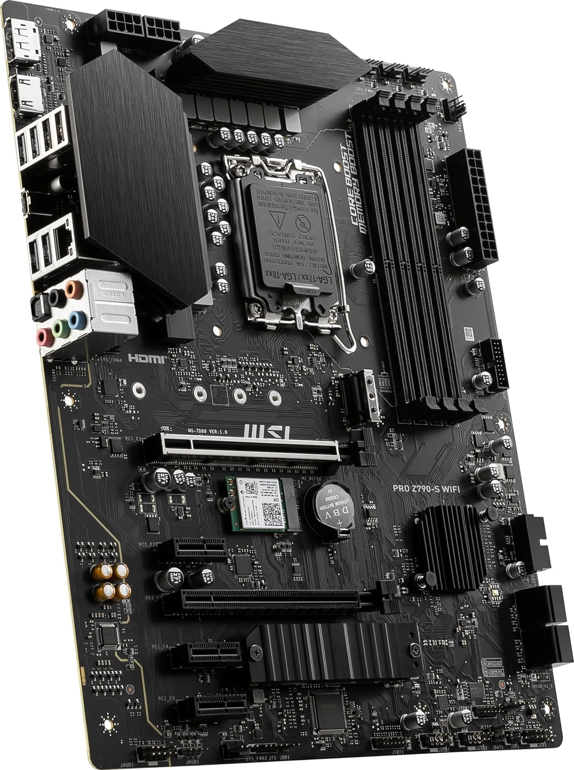 MSI PRO Z790-S Wi-Fi LGA 1700 DDR5 PCIe 5.0 ProSeries ATX Motherboard