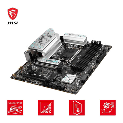 MSI B760M GAMING PLUS WIFI DDR5 LGA 1700 Socket Micro-ATX Gaming Motherboard