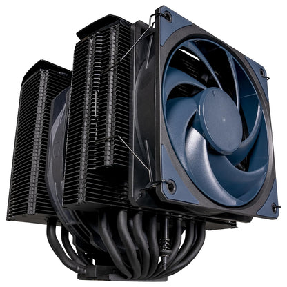 Cooler Master MasterAir MA824 Stealth Mobius 130mm Dual Tower CPU Air Cooler - Black