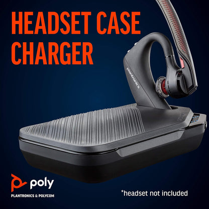 POLY Voyager 5200 UC Active Noise Cancellation Mono Bluetooth Headset with Charging Case