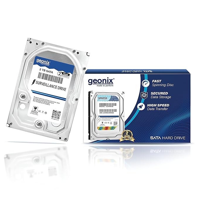 GEONIX 2TB SATA 6Gb/s 7200 RPM Hard Drive for Desktop