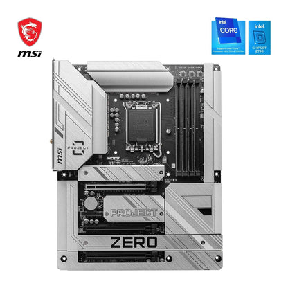 MSI Z790 PROJECT ZERO Wi-Fi Back-Connect ATX LGA 1700 DDR5 PCIe 5.0 Motherboard