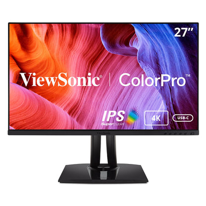 ViewSonic VP2756-4K 27" 4K UHD 60Hz IPS Panel USB Type-C Monitor with Speakers