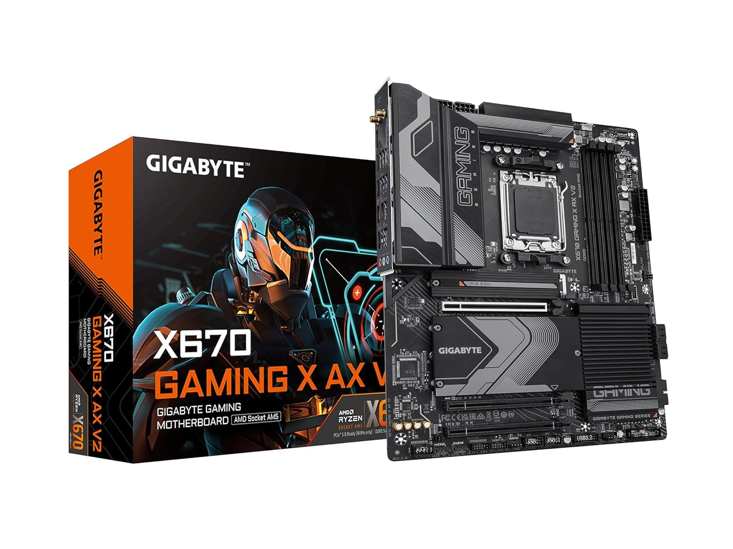 GIGABYTE X670 GAMING X AX WI-FI AM5 DDR5 ATX Motherboard - tpstech.in