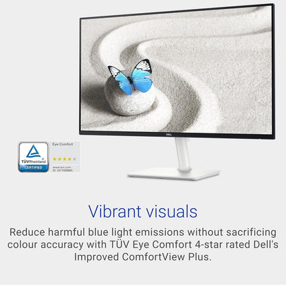 Dell S2425H 24" 100Hz 1080p FHD Flat Antiglare IPS Panel Monitor with Built-in Dual 5W Speakers