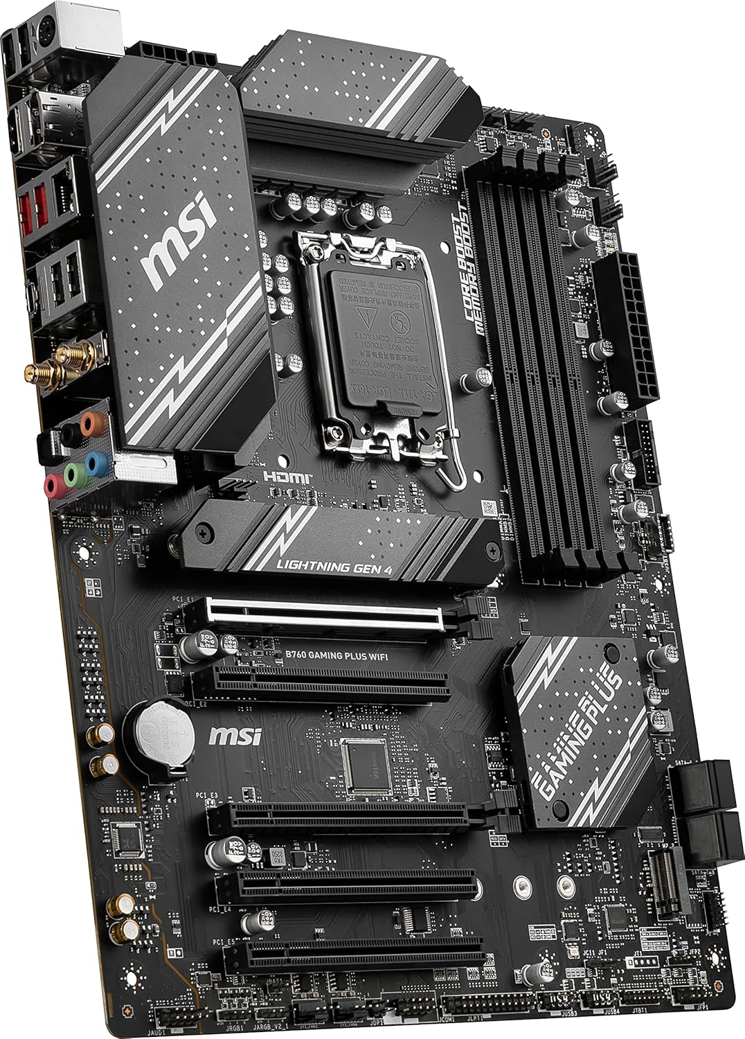 MSI B760 GAMING PLUS WIFI 6E DDR5 LGA 1700 Socket ATX Gaming Motherboard