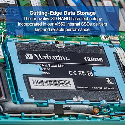 [RePacked] Verbatim 128GB Vi550 SATA III 2.5” SSD Internal Solid-State Drive