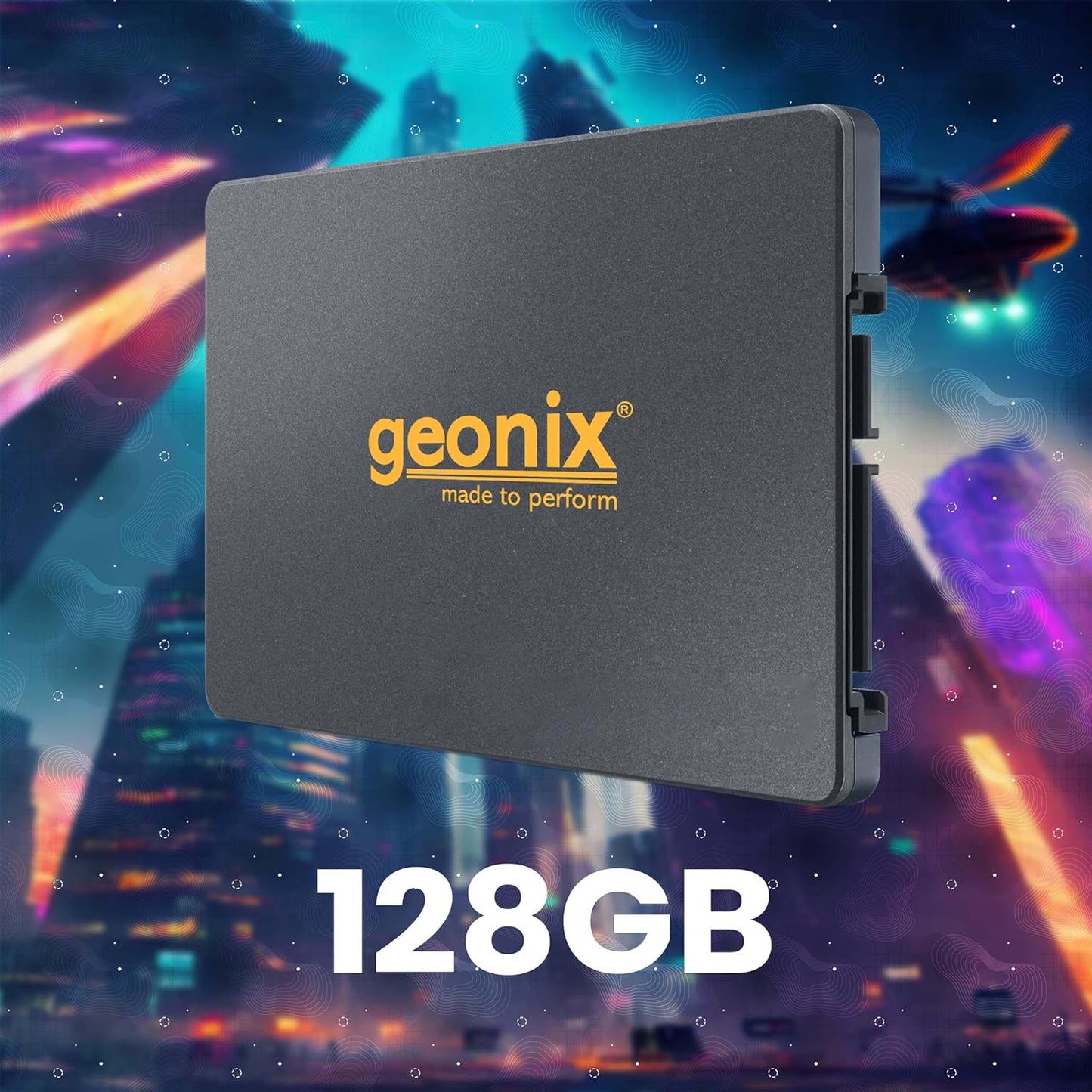 GEONIX SSD 2.5" SATA 128GB Supersonic Gold Edition Internal Solid State Drive