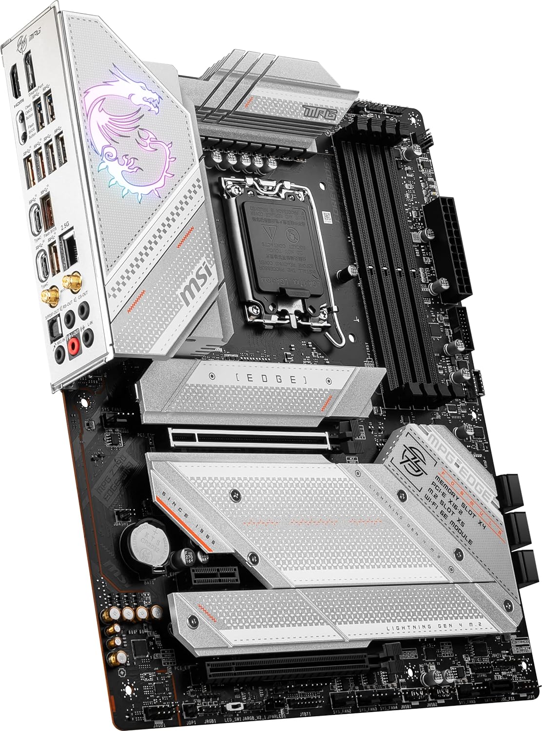 MSI MPG Z790 EDGE WIFI LGA 1700 DDR5 PCIe 5.0 ATX Gaming Motherboard