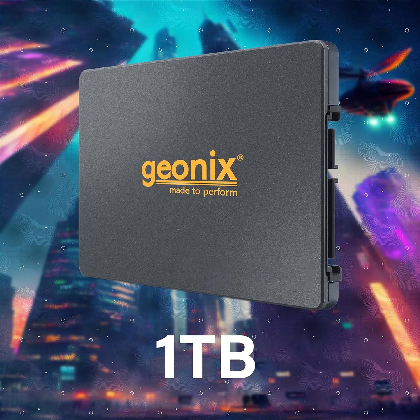 GEONIX SSD 2.5" SATA 1TB Supersonic Gold Edition Internal Solid State Drive