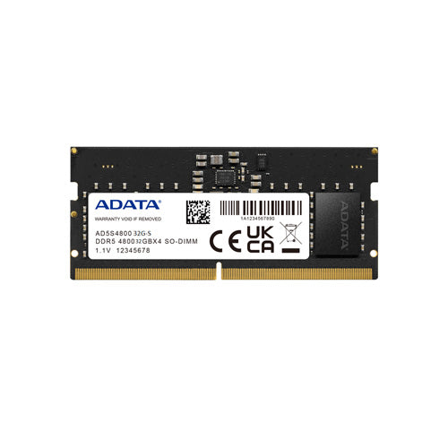 ADATA 32GB DDR5 4800MHz CL40 SO-DIMM Laptop Memory