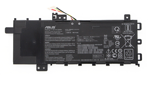 Asus B21N1818-2 Original OEM 32Whr 4110mAh 7.6V 2 Cell Laptop Battery for Select Asus Laptops