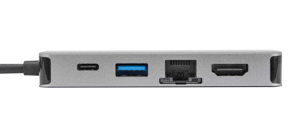 Targus DOCK419 USB-C 4K Thunderbolt 3 Docking Station with 100W PD Pass Thru - Silver