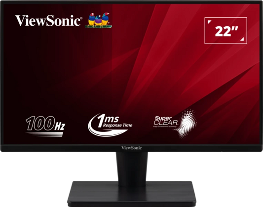 ViewSonic VA2215-MH-1N 22" 100Hz 1080p FHD VA Panel Monitor with Speakers