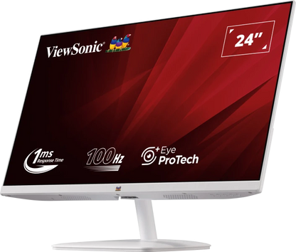 ViewSonic VA2432-MH-W 24" 100Hz 1080p FHD IPS Panel Monitor with Speakers