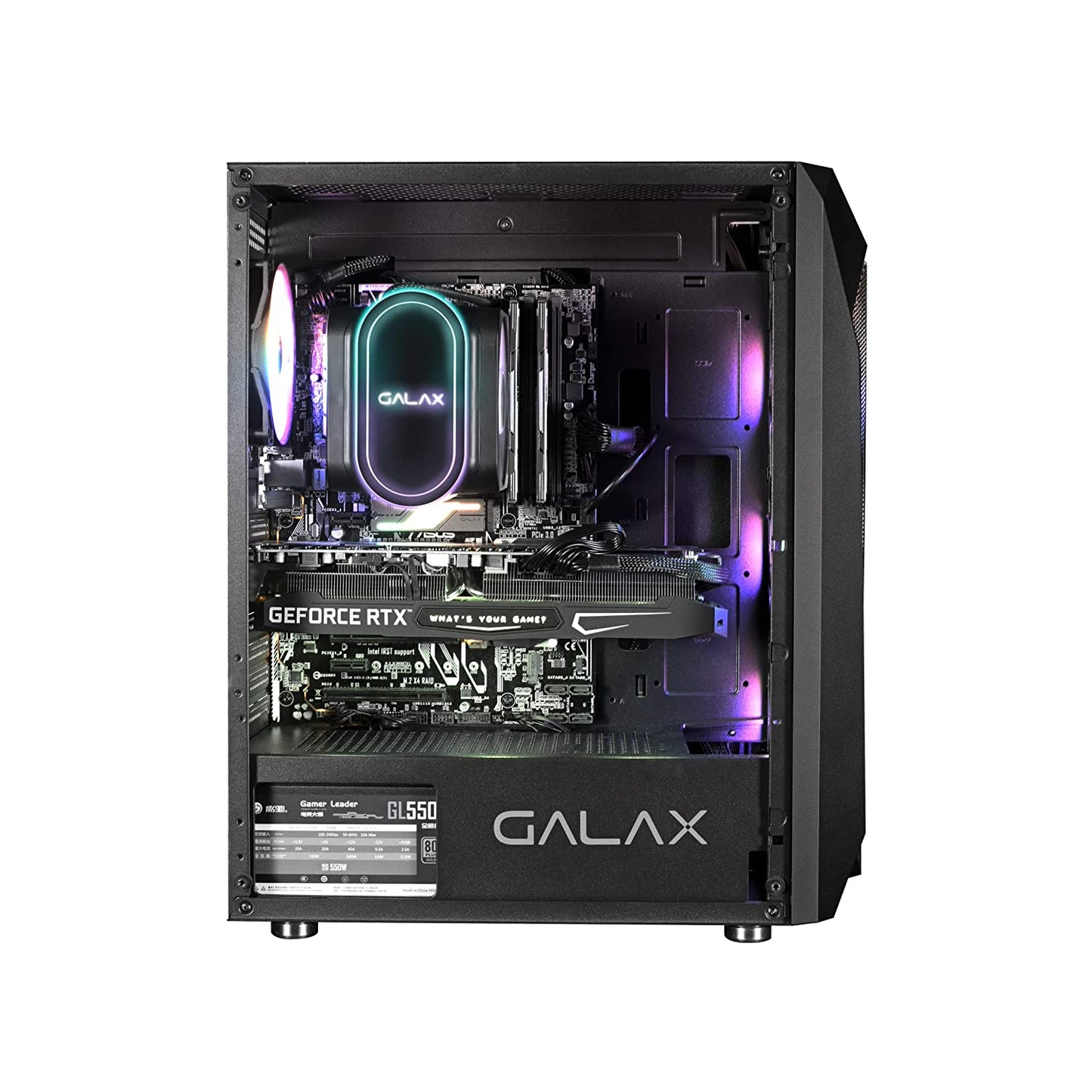 Galax Revolution REV-05 RGB Mid-Tower Gaming Cabinet - Black