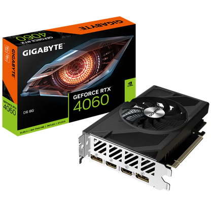 Gigabyte GeForce RTX 4060 D6 8GB 128-Bit GDDR6 Graphics Card