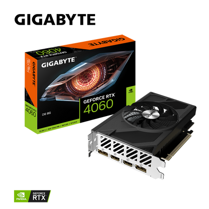 Gigabyte GeForce RTX 4060 D6 8GB 128-Bit GDDR6 Graphics Card