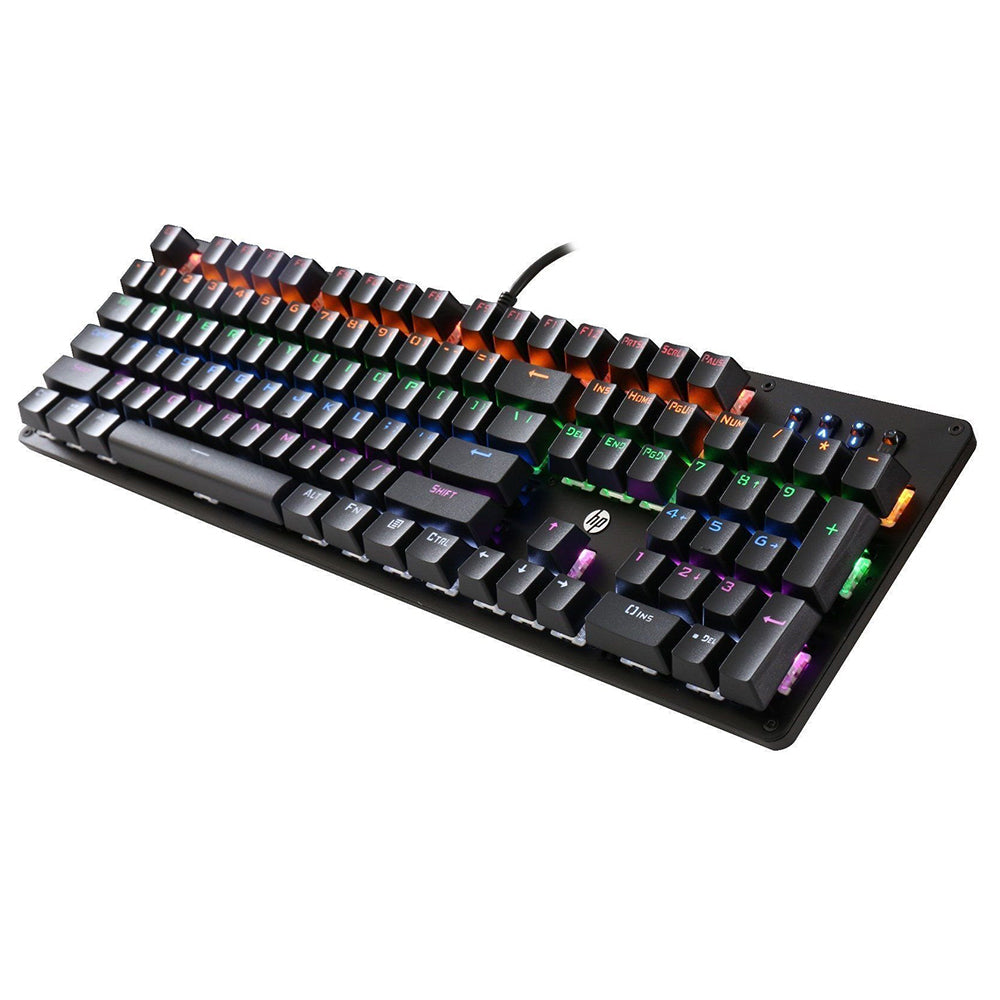 HP K100 Mechanical Wired USB Gaming RGB Keyboard with Height Adjustment From TPS Technologies