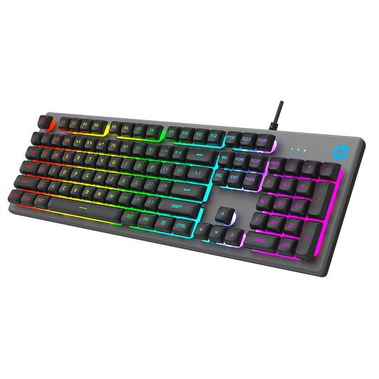 [Repacked] HP K500F Wired USB Mechanical Gaming RGB Keyboard with Height Adjustment
