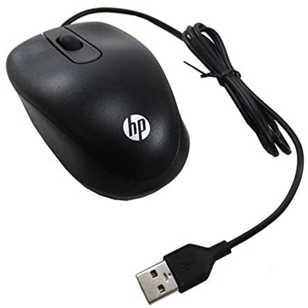 HP USB Travel Wired Mouse with 1000 DPI and 3 buttons From TPS Technologies