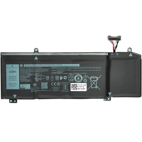 Dell Original 3750mAh 15.2V 60WHr 4 Cell Laptop Battery for Alienware M15 M17 G5 DELL 5590 G7 7590 G7 7790