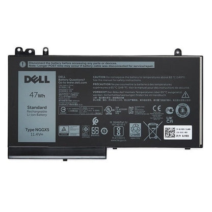 Dell NGGX5 Original OEM 47WHr 4000mAh 11.4V 3 Cell Laptop Battery for Select Dell Laptops