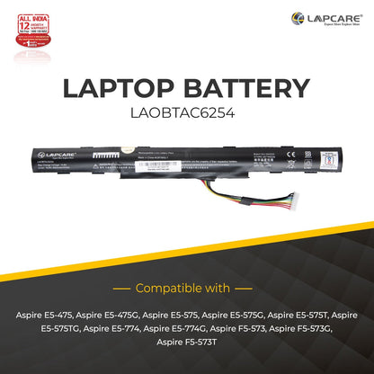 Acer Aspire E5-475 Series Compatible Laptop Battery 2200mAh 14.6V 4 Cell