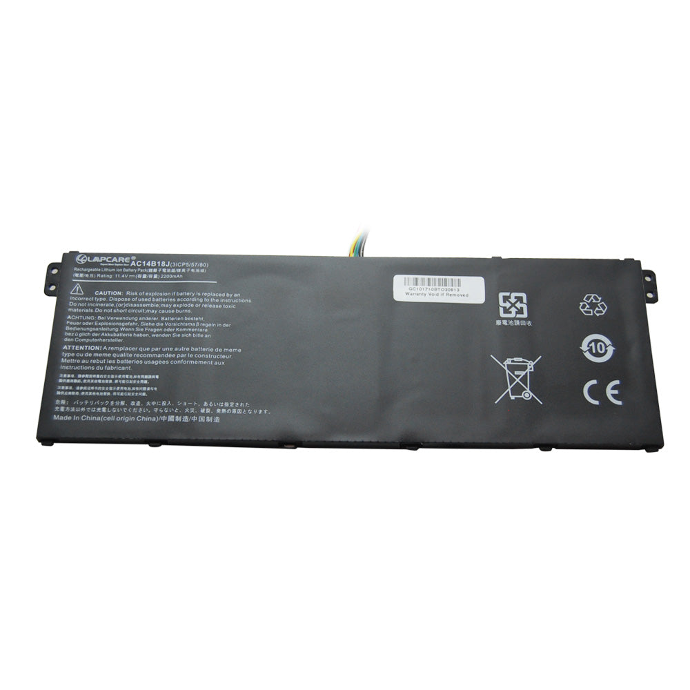 Acer Chromebook Series Compatible Laptop Battery 2100mAh 11.1V 3 Cell