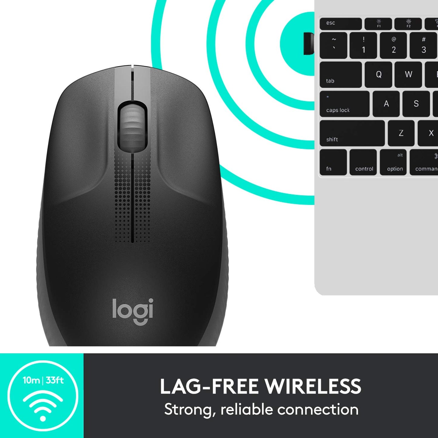 Logitech M190 Optical Wireless Mouse