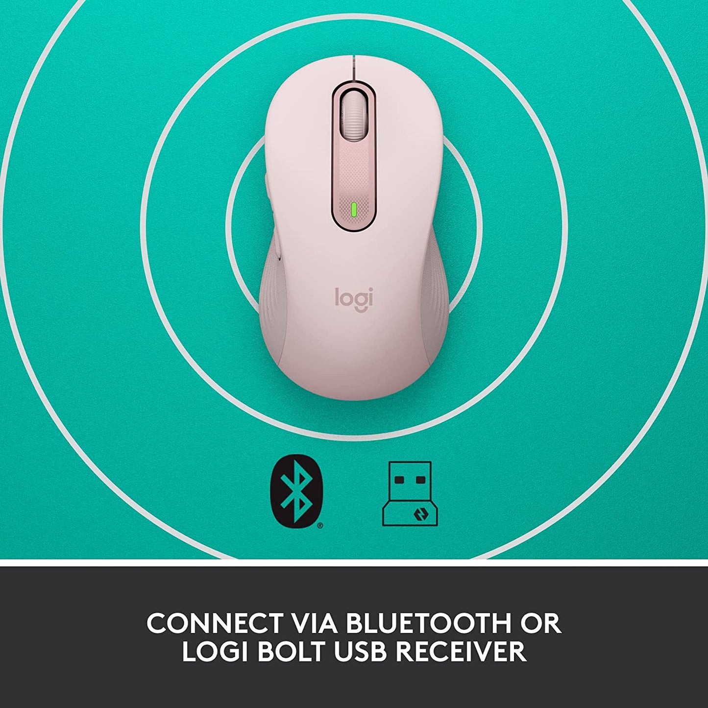 Logitech Signature M650 Optical Wireless Mouse - Rose