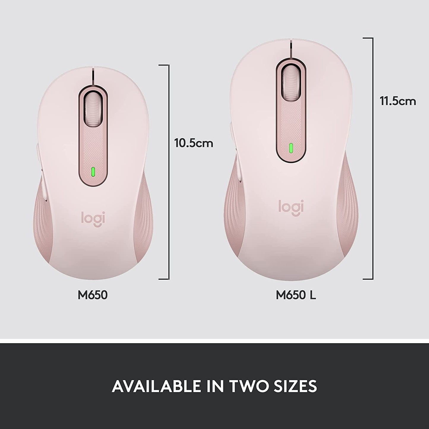 Logitech Signature M650 Optical Wireless Mouse - Rose