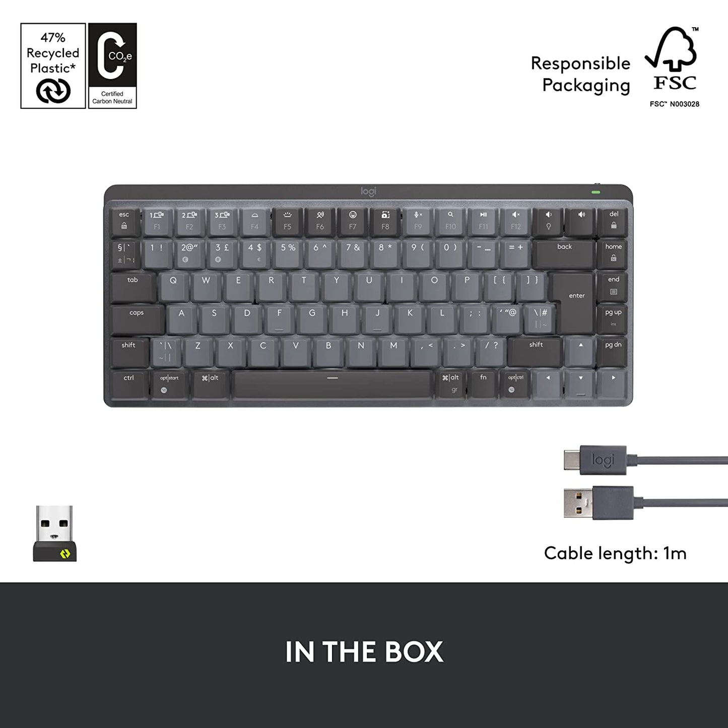 Logitech MX Mechanical Mini Wireless Bluetooth Keyboard