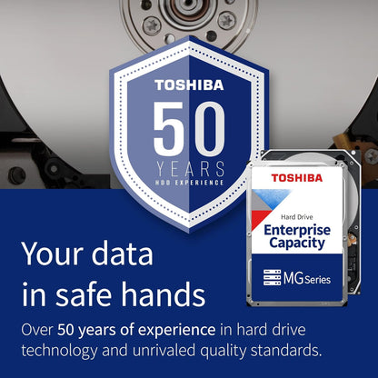 Toshiba 10TB MG09ACA10TE 512e Helium-sealed 3.5 Inch SATA 3.3 Enterprise Hard Disk