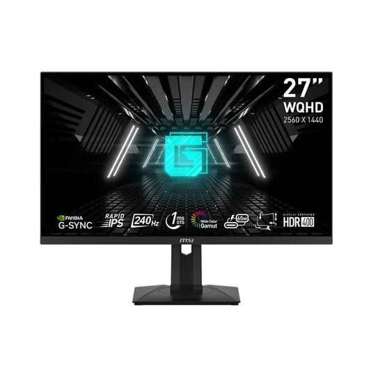 MSI G274QPX 27" 240Hz 2K 2560x1440 WQHD 1ms IPS Panel G-sync compatible Gaming Monitor