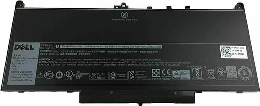 Dell J60J5 Original OEM 55WHr 7080mAh 7.6V 4 Cell Laptop Battery for Select Dell Laptops