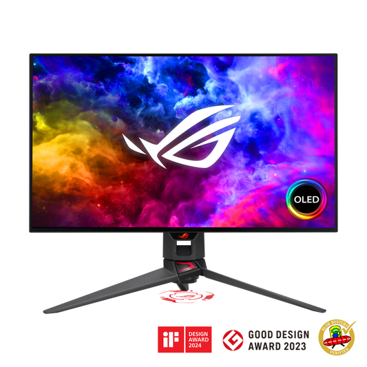 ASUS ROG Swift PG27AQDM 27" 240Hz 1440p OLED Panel Gaming Monitor - Black