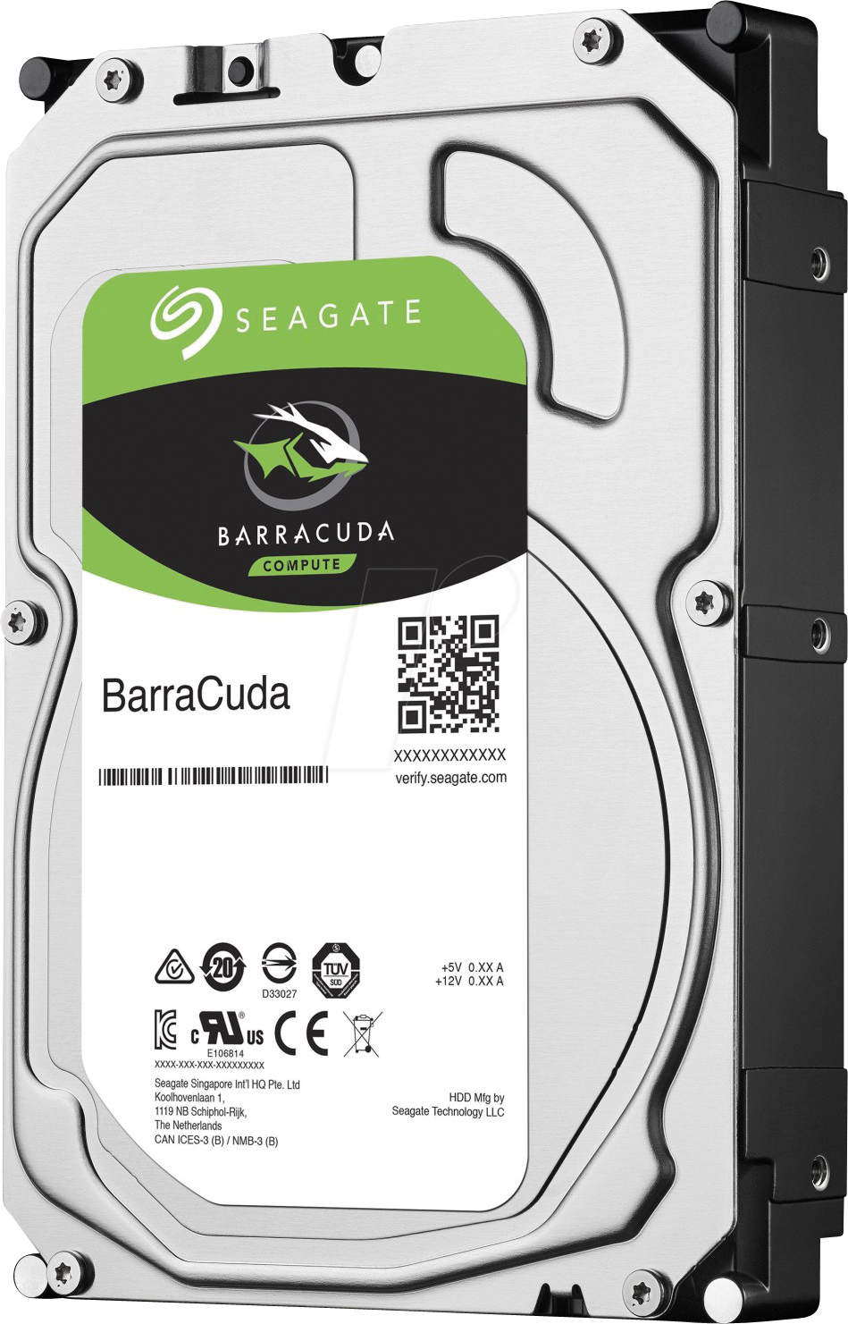 Seagate BarraCuda 1TB SATA 7200RPM Internal Hard Disk Drive