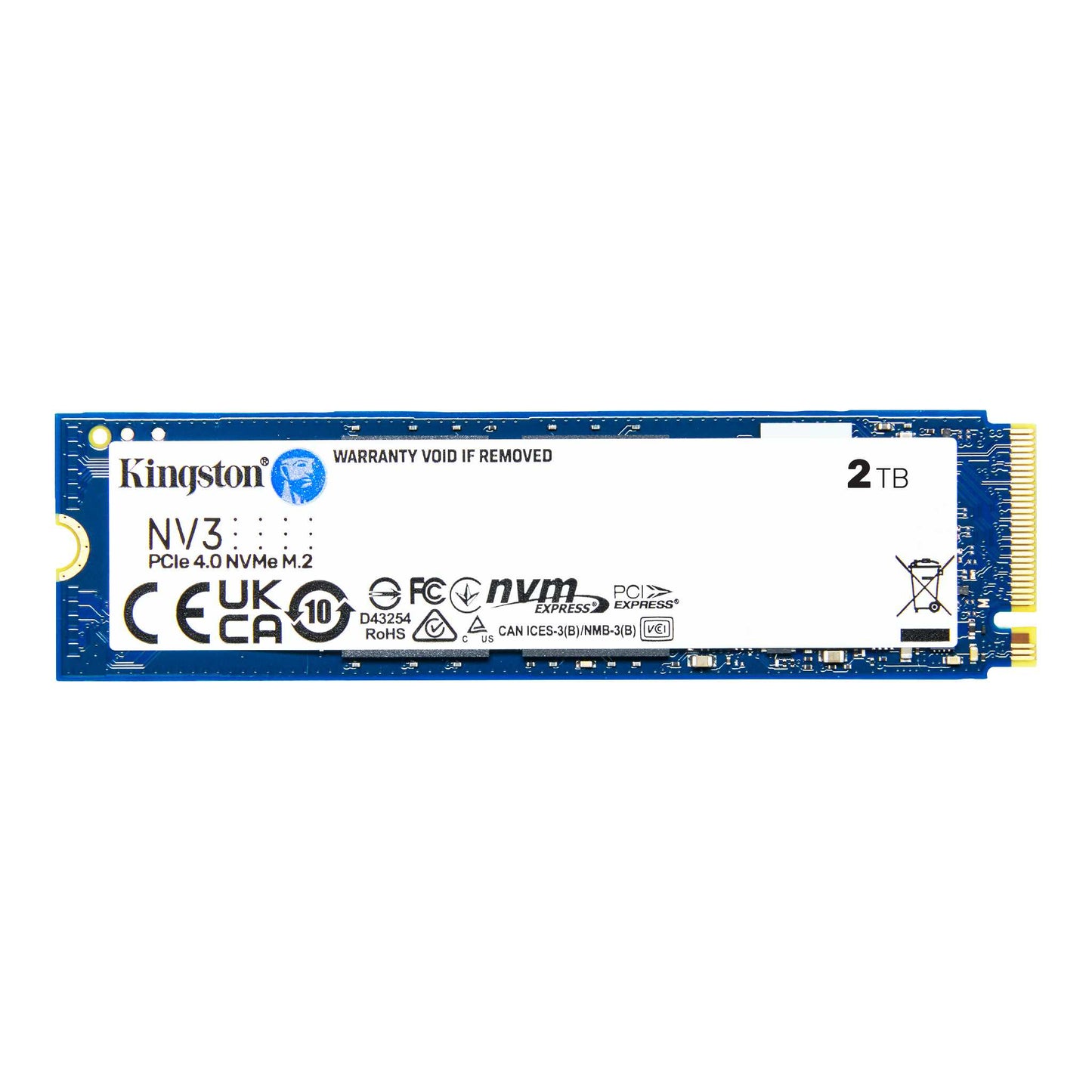 किंग्स्टन NV2 2TB M.2 NVMe PCIe 4.0 आंतरिक SSD