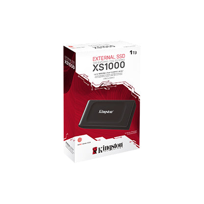 Kingston XS1000 1TB USB 3.2 Pocket-Sized Portable SSD-Black