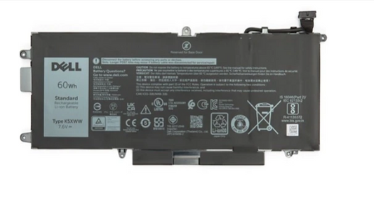 DELL Original Laptop Battery Latitude 5285 5289 7389 7390 60WHr 4 Cell