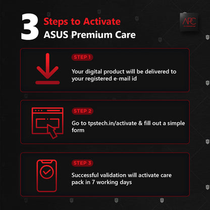 ASUS Premium Care 1 Year Accidental Damage Protection ADP for ASUS ROG Flow Laptops - NOT A LAPTOP