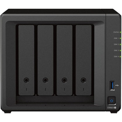 Synology DiskStation DS923+ 4-Bay Network Attached Storage Enclosure - Black