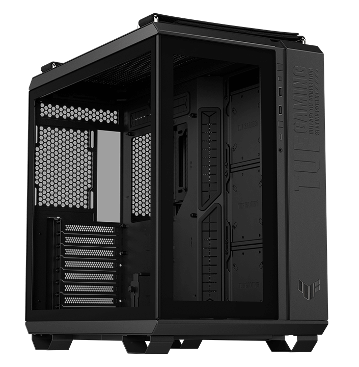 ASUS TUF Gaming GT502 Gaming Case ATX Mid Tower (Dual Chamber Design, Tool-Free Side Panels, USB 3.2 Gen 2 Type-C Front Panel, 4 ARGB Case Fans)