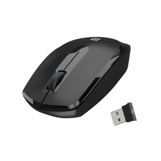 Portronics Toad 25 1200 DPI 2.4 GHz USB Optical Wireless Mouse - Black