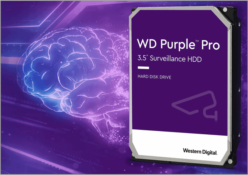 Western Digital Purple Pro Smart Video 3.5" SATA 7200RPM Surveillance Hard Drive