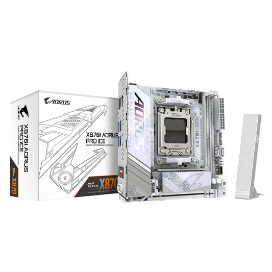 GIGABYTE X870I AORUS PRO ICE DDR5 WIFI7 AMD AM5 Socket Mini ATX Motherboard