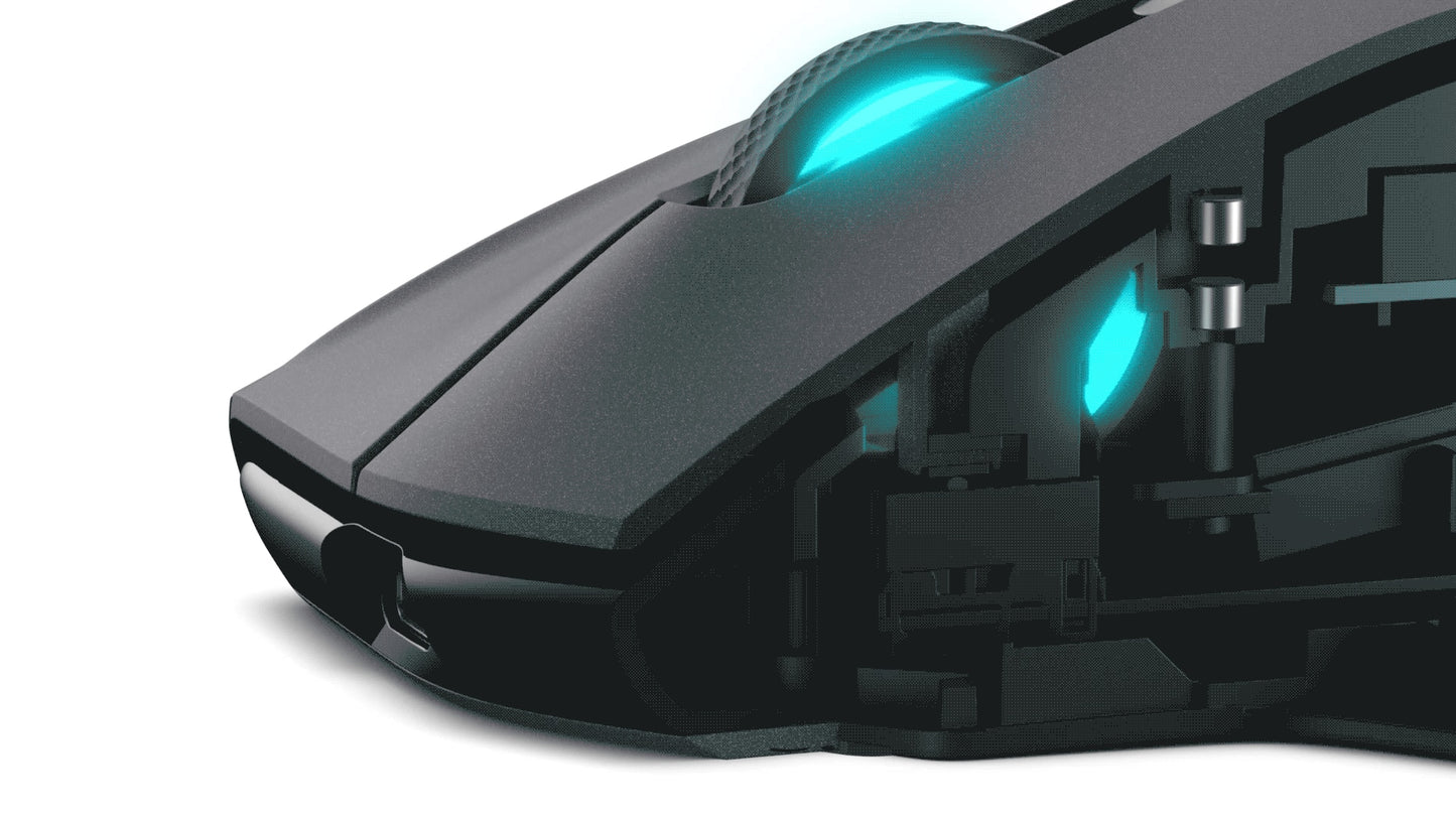 Dell Alienware AW620M RGB 26,000 DPI Optical 2.4GHz Wireless Gaming Mouse - Dark Side of the Moon