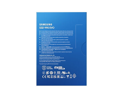 Samsung 990 EVO 1TB M.2 NVMe PCIe 4.0 Internal SSD