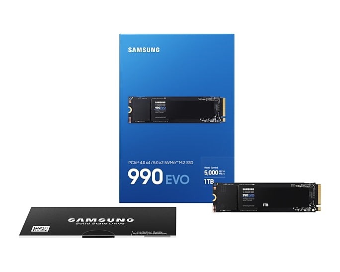 Samsung 990 EVO 1TB M.2 NVMe PCIe 4.0 Internal SSD